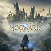 Hogwarts Legacy key art showing a hooded wizard looking at Hogwarts in the distance.